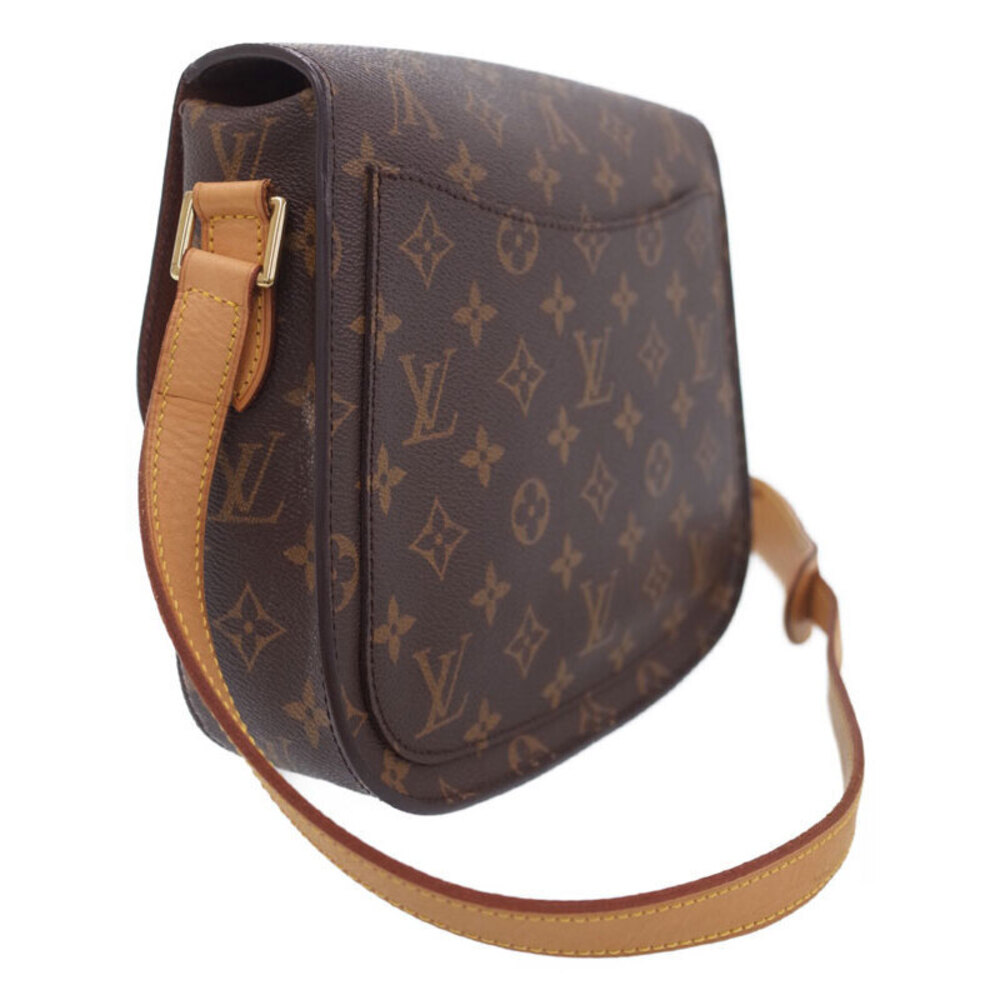Louis Vuitton Leather Brown Saint Cloud Shoulder Monogram Bag